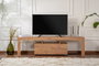 Nordure Soporte TV Atlantic Pine 180cm x 50cm x 31.3cm Tablero de Partículas Melamina 18mm